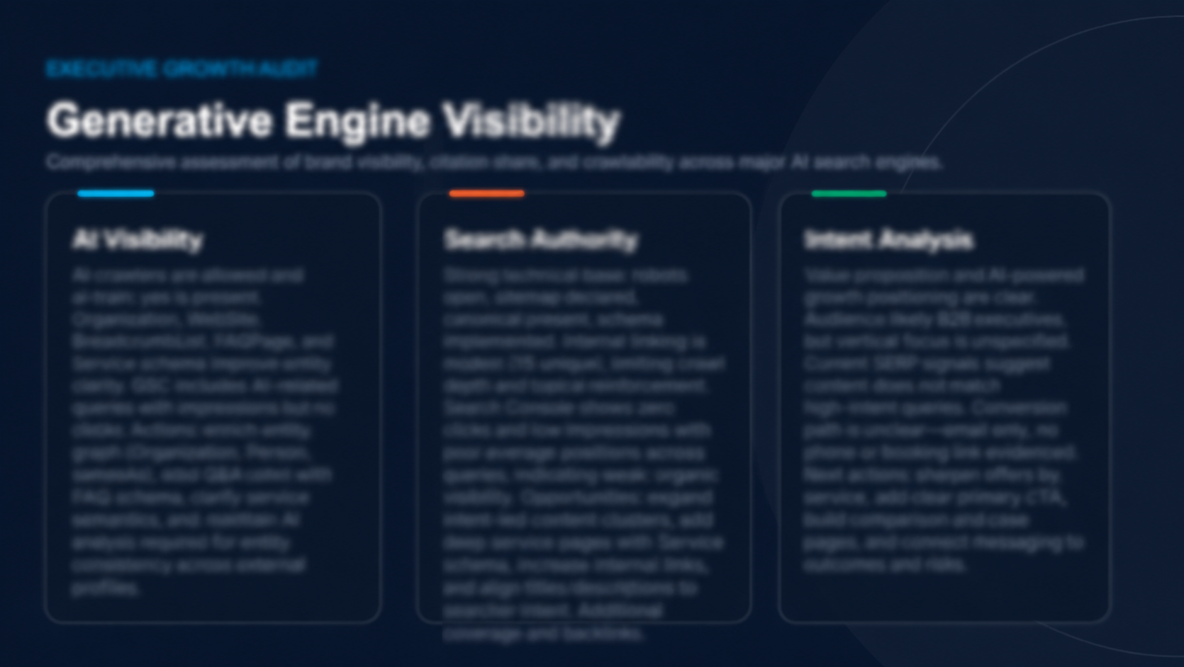 Generative Engine Visibility
